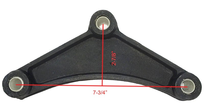 LIBRA 2 New Trailer Leaf Spring Equalizers with 9/16" Nylon Bushings -23029 - Image 2